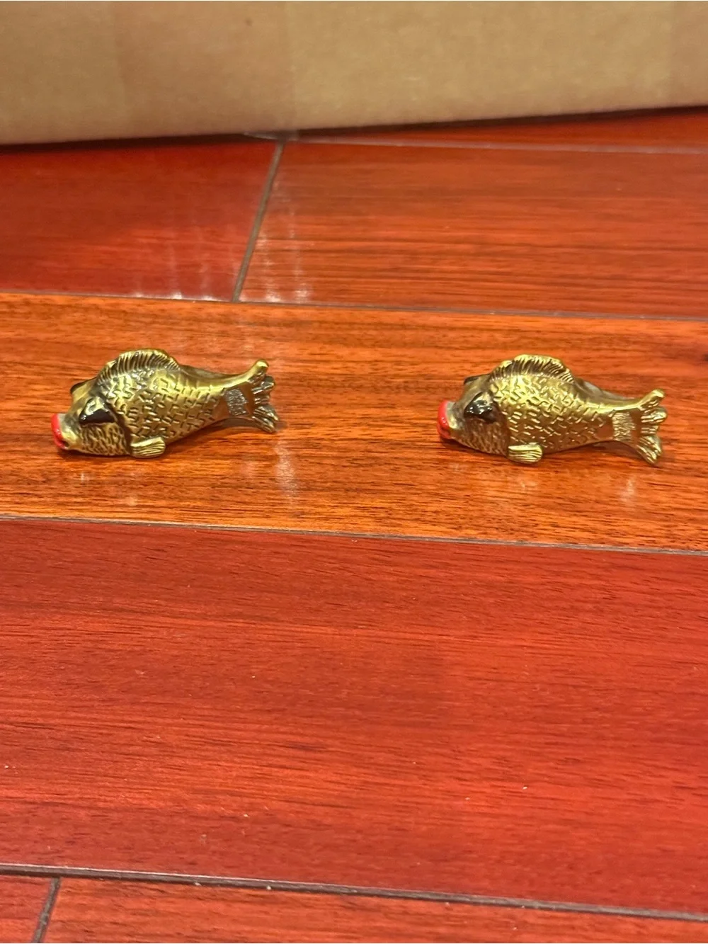 Brass Fish Aquarium Ornament - Gold Fish Decoration